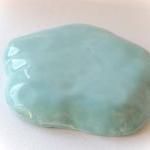 Ceramic bowl, turquoise and..