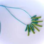 Statement necklace in shade..