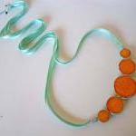 Statement necklace in shade..