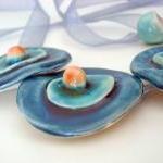 Blue necklace - azulado