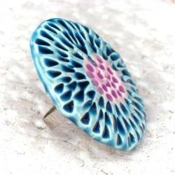 Blue and lavender ring Spring collection
